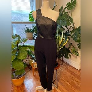 NWOT BCBGeneration Black Asymmetrical Jumpsuit 🪩